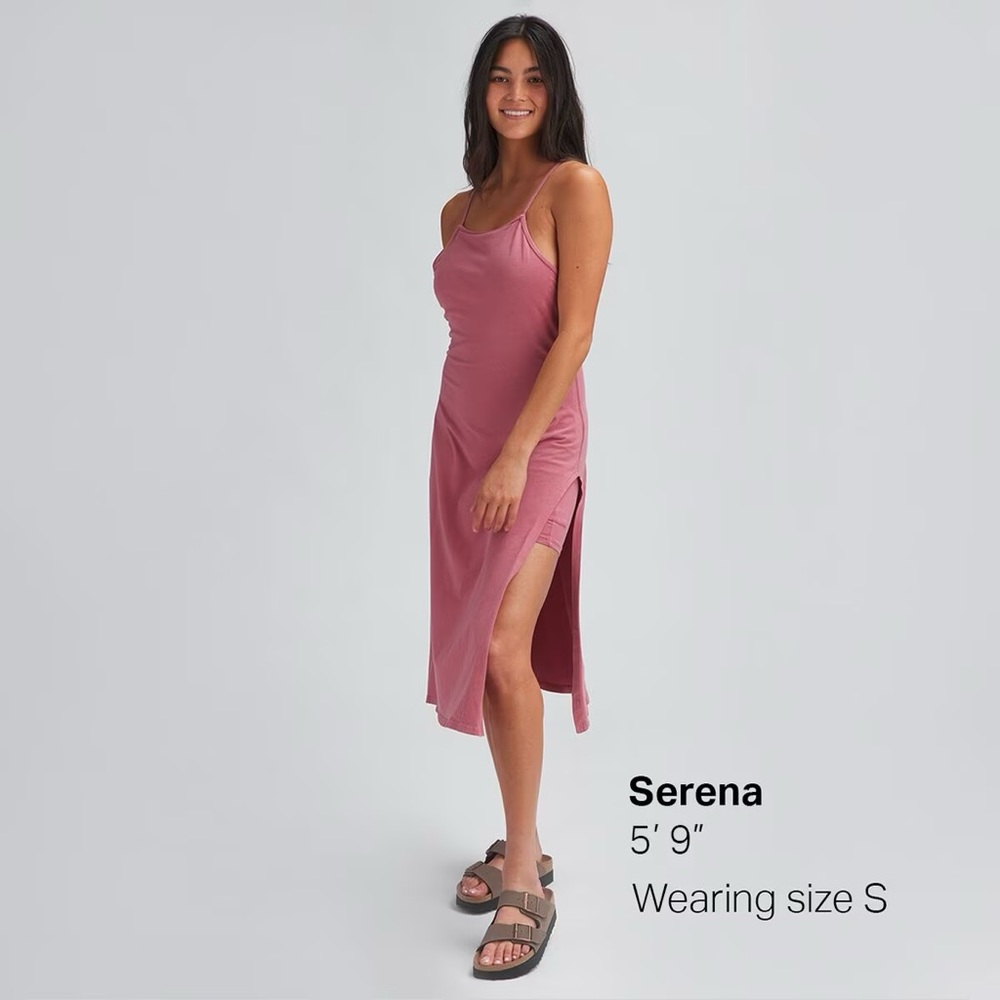 Free People Midi Dress with Built-In Shorts/Pocket - Size Medium
